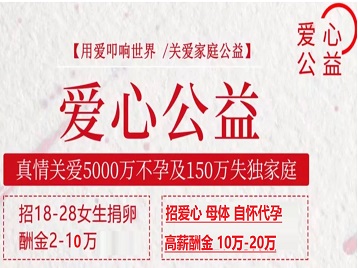 景泰捐卵助孕生子 爱心志愿者招募